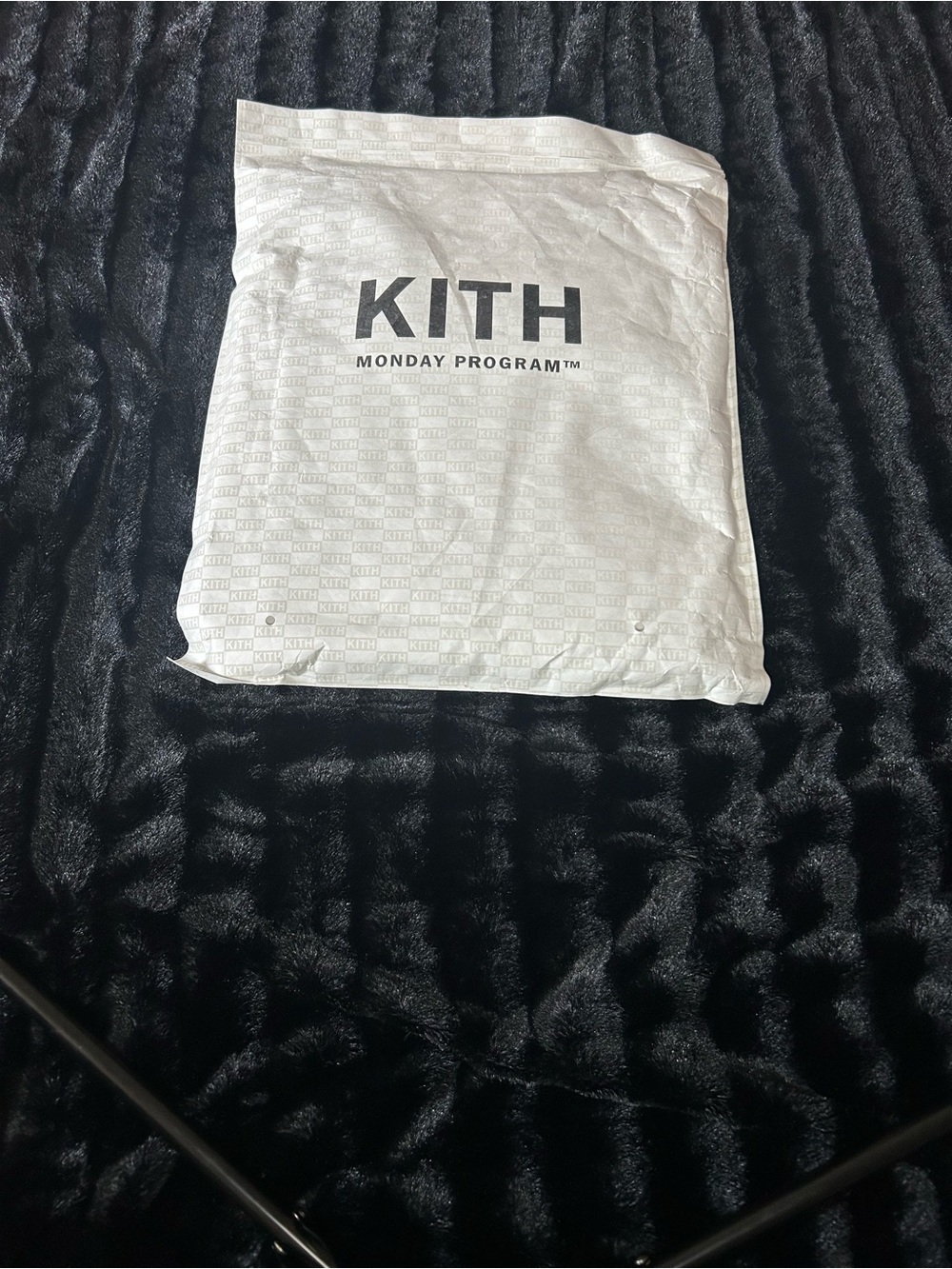 Kith White Hoodie with Blue Hebrew Logo - Picture 7 of 7